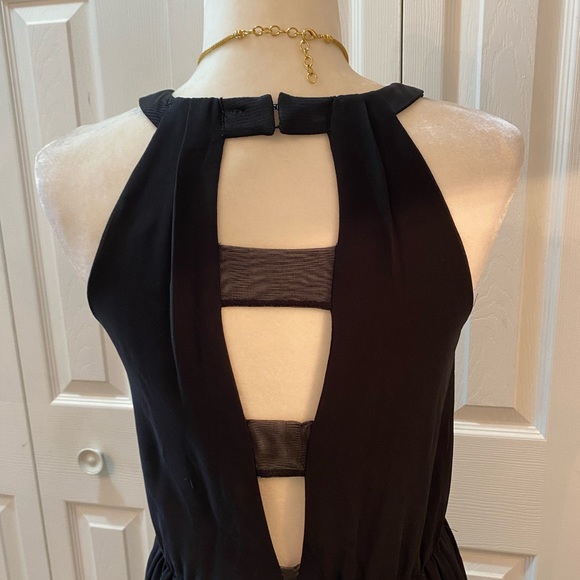 Doe & Rae Beautiful high low black dress - Picture 9 of 12